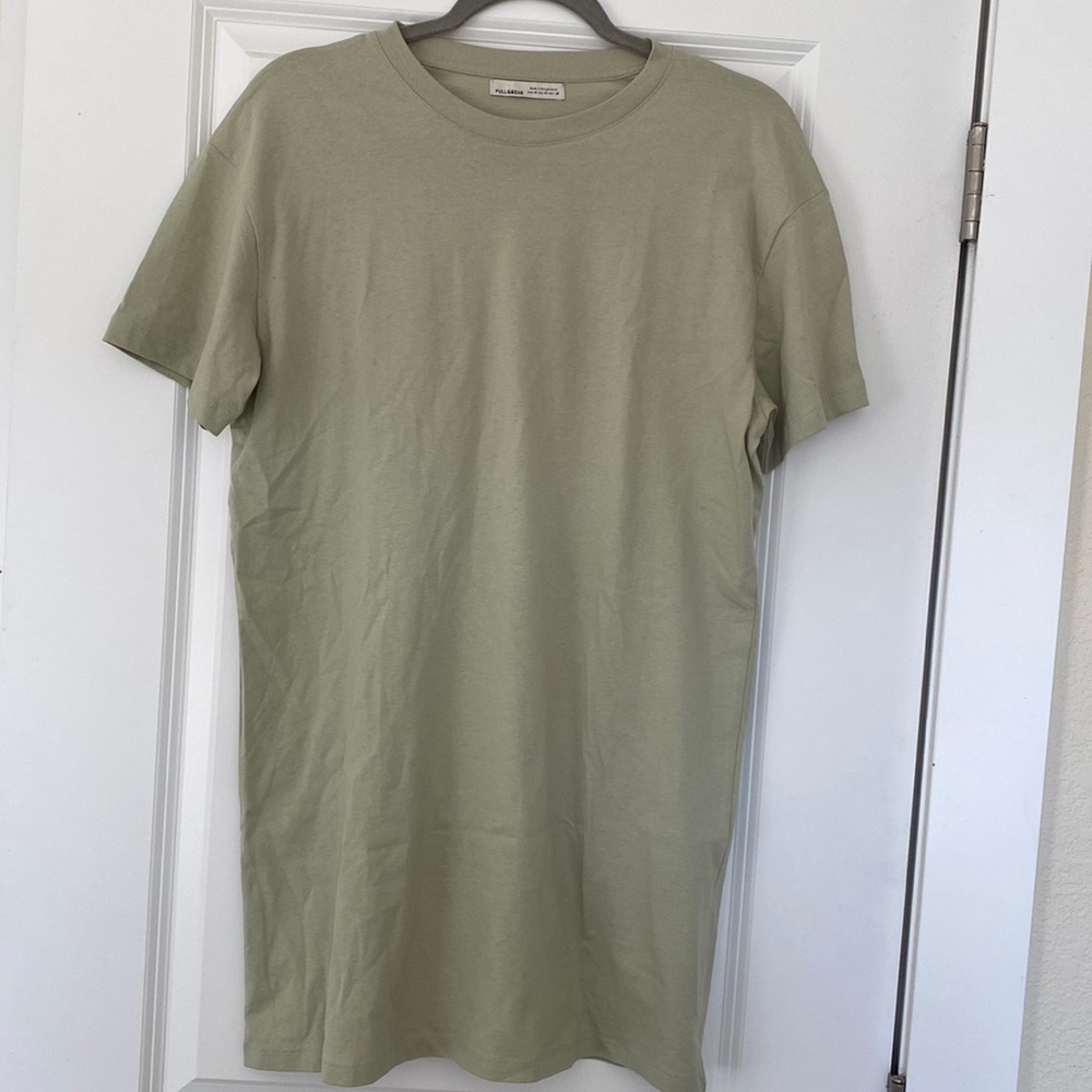 Mint t shirt mini dress